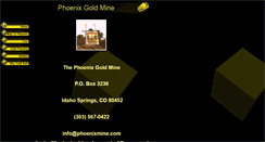 Desktop Screenshot of phoenixmine.com